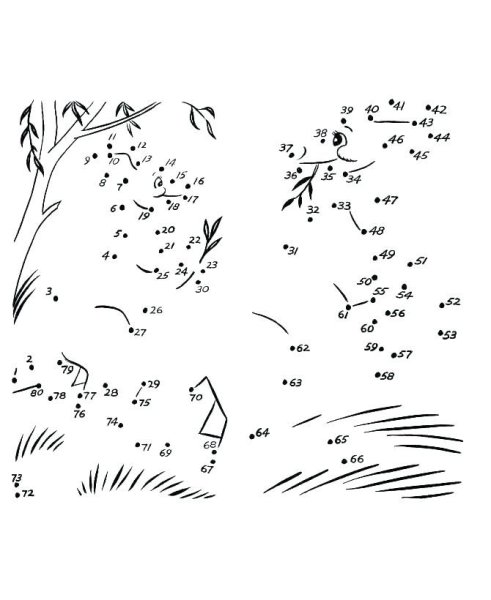 Соедини точки по цифрам