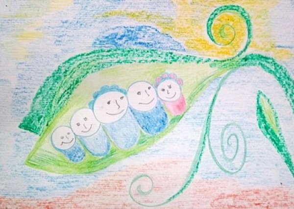 Сказка Андерсена пятеро из одного стручка