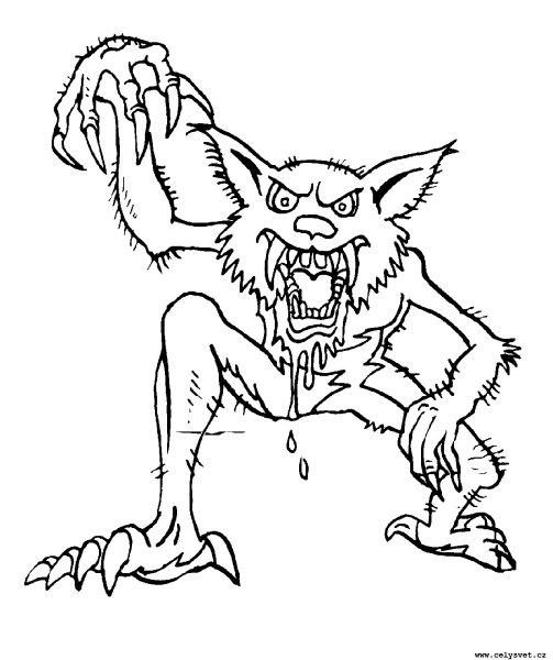 Страшные раскраски