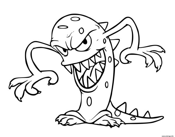 Раскраски на Хэллоуин страшные