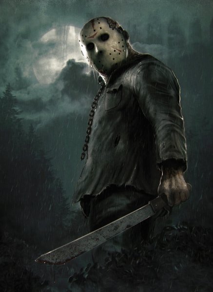 Нарисовать страшного клоуна