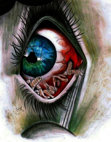 Страшные рисунки карандашом