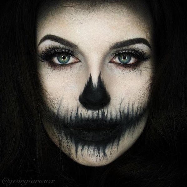 Макияж ведьмы на Хэллоуин страшный