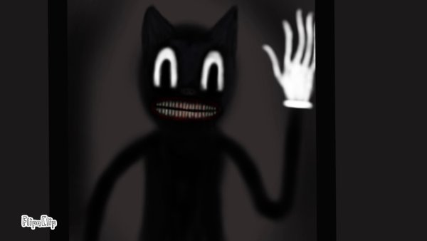 Мультяшный кот монстр