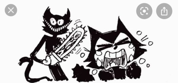 Мультяшный кот монстр