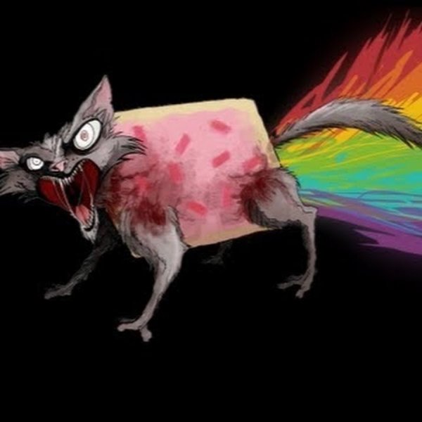 Cartoon Cat страшный кот