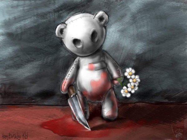 Плюшевый милашка с ножом