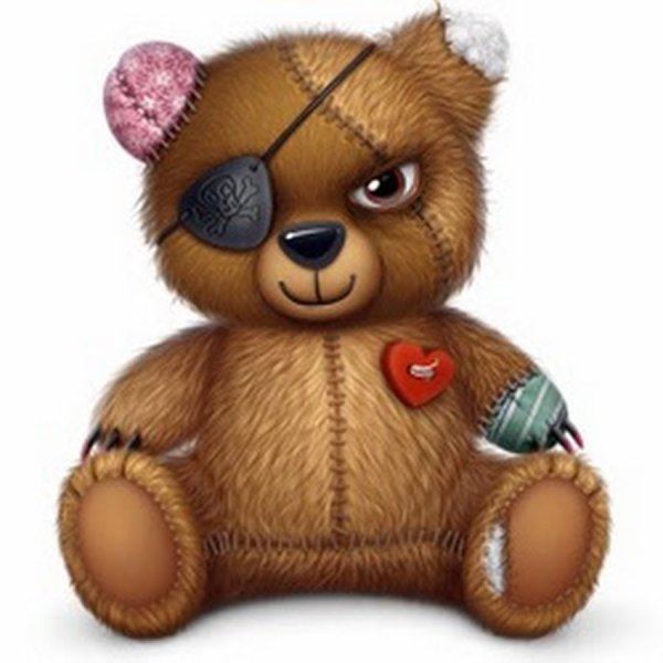 Медведь зомби рисунки карандашом