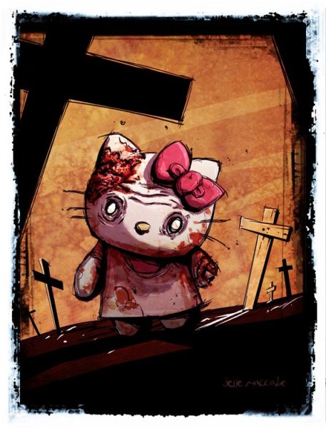 Страшные hello Kitty страшные