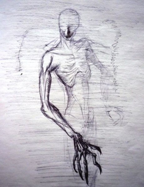 Страшные рисунки для скетчбука