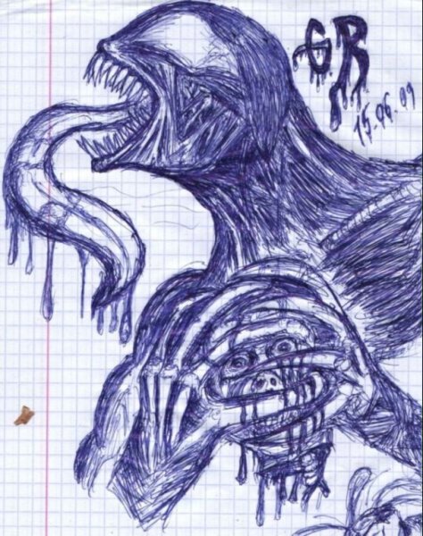 Рисунки в скетчбуке