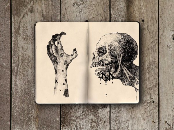 Жуткие рисунки карандашом