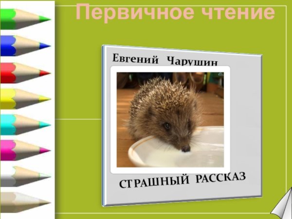 Страшный рассказ Чарушин