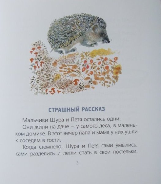 Рисунок к страшному рассказу Чарушина