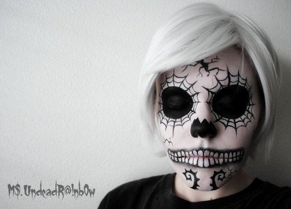 Грим страшный детский для лица