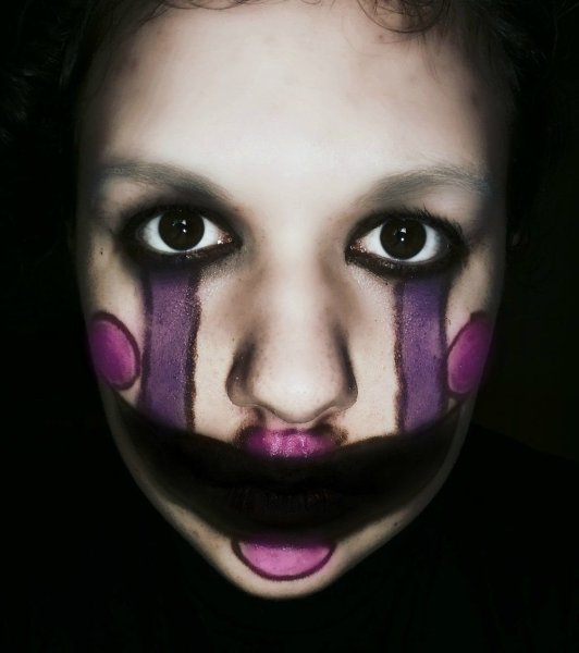 Страшный аквагрим для детей