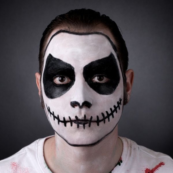 Аквагрим для Хэллоуина для девочек