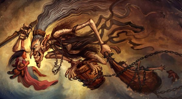 Баба Яга арт