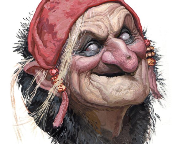 Сказочные герои баба Яга