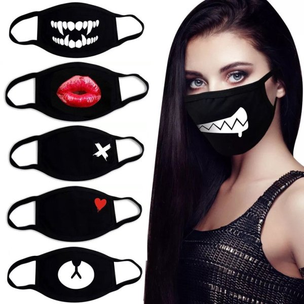 Маска для рта черная Веном