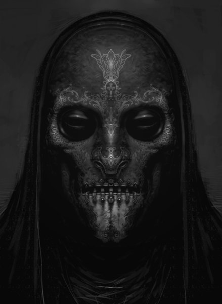 Страшные маски на Хэллоуин своими руками