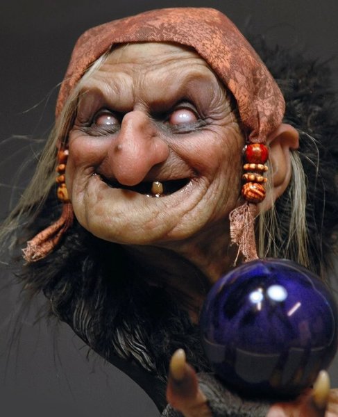 Баба Яга страшная ведьма