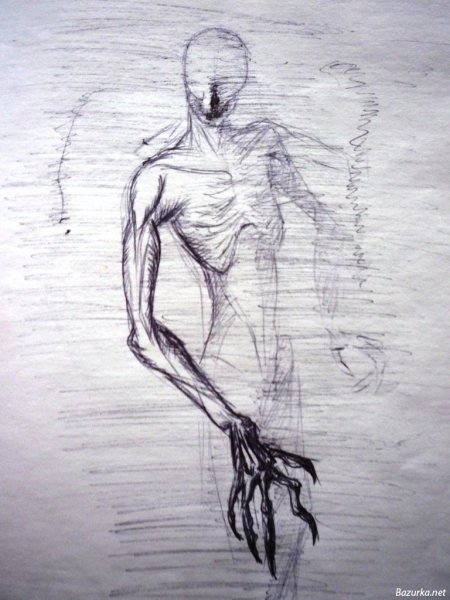 Смерть карандашом для срисовки