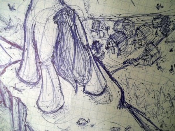 Рисунки ручкой