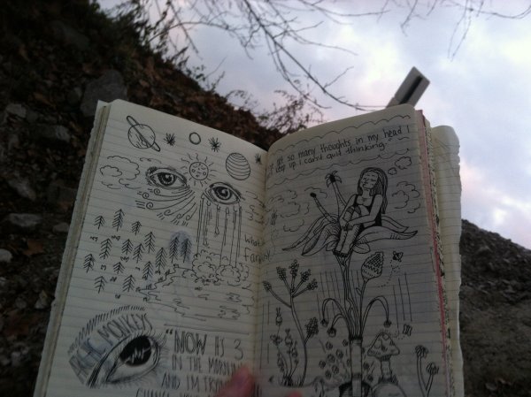 Страшные рисунки для срисовки в скетчбук