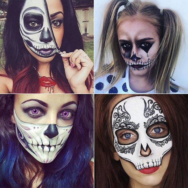 Лицо для Хэллоуина для мальчиков