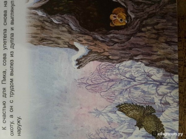 Иллюстрация к мышонку пику страшная ночь