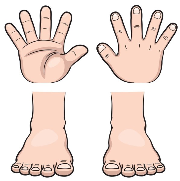 Силуэты страшных рук