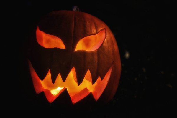 Три тыквы на Хэллоуин