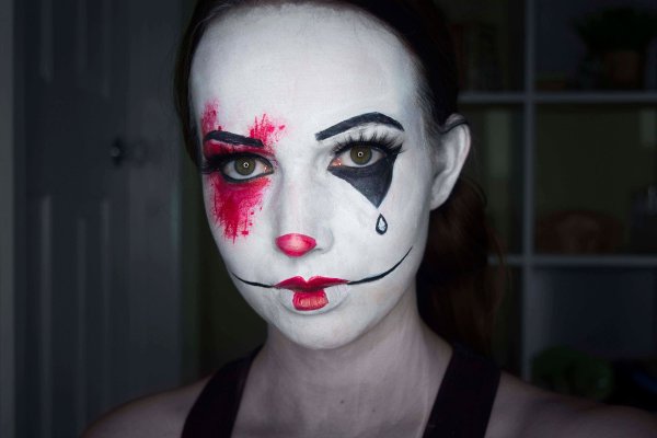 Легкий грим для Хэллоуина для детей