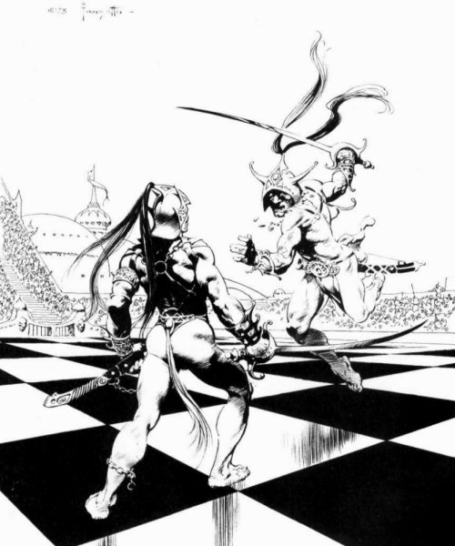 Фрэнк Фразетта шахматы