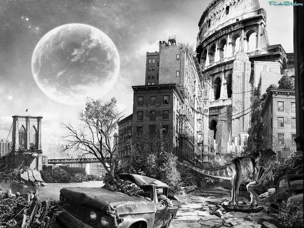 Разрушенный город