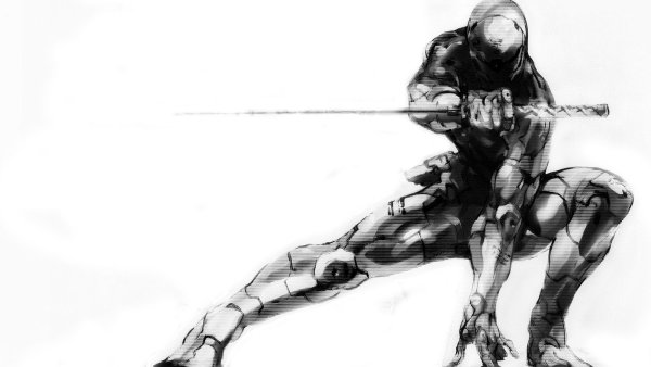 Грей Фокс метал Гир Солид 1