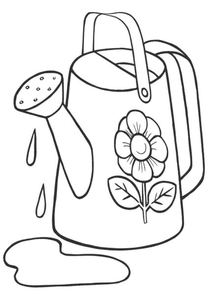 Лейка рисунок