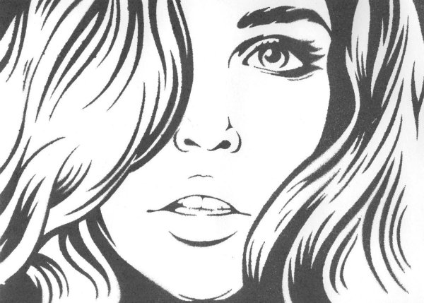 Черно белые рисунки