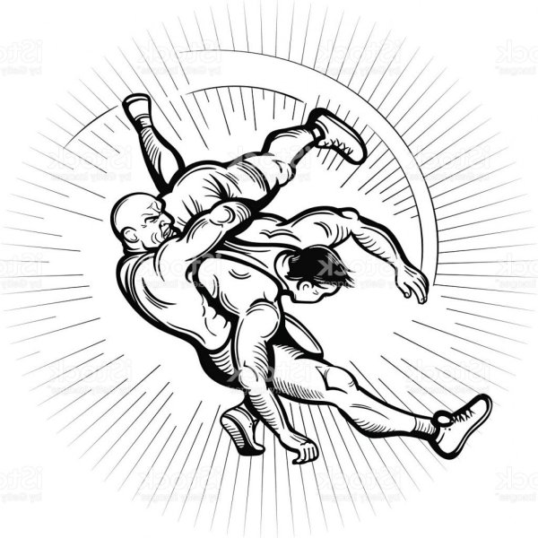 Дзюдоист чб