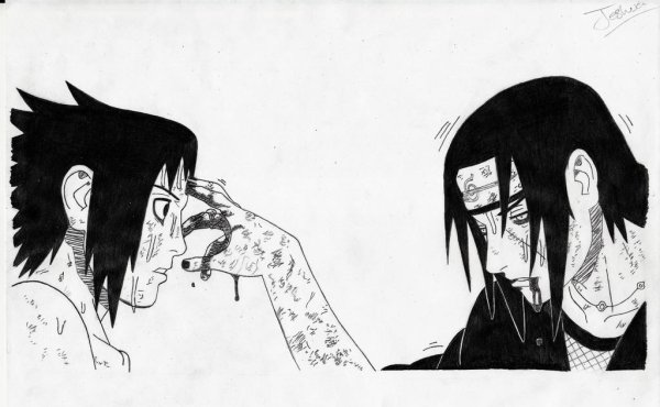 Смерть Итачи Манга