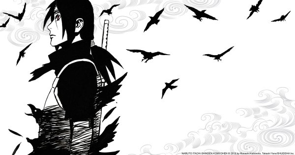 Итачи вороны Манга