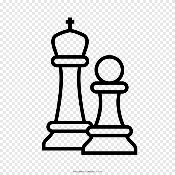 Шахматные фигуры контур