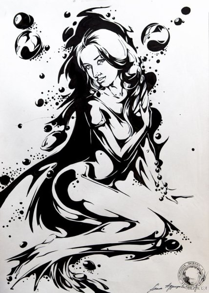 Черно белая Графика