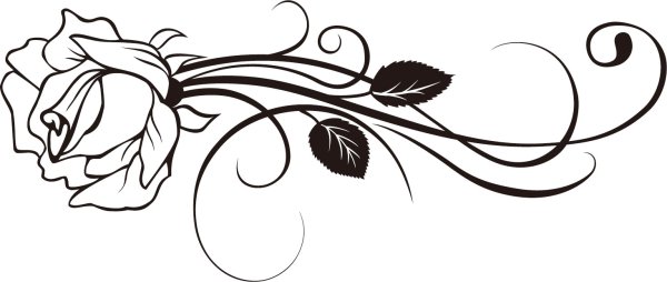 Цветочный узор горизонтальный