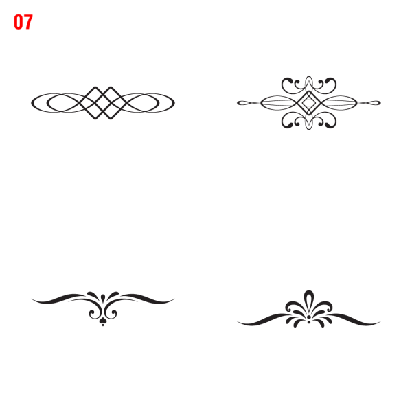 Узоры простые