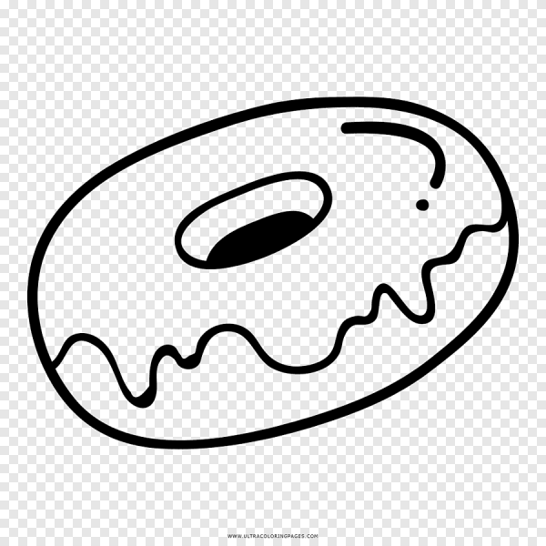 Пончик трафарет