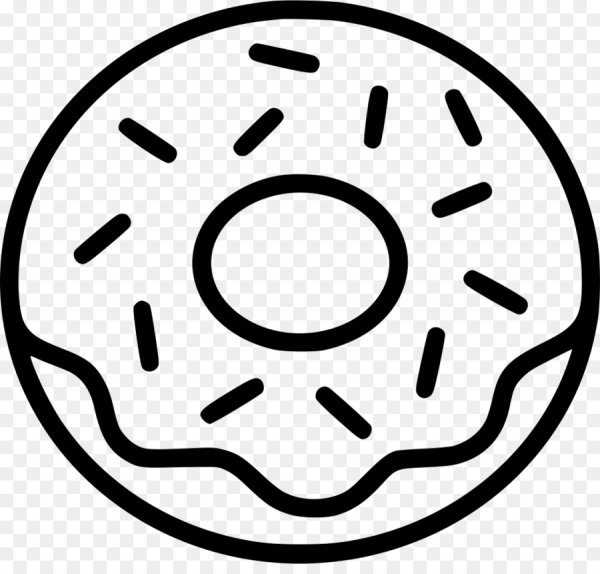 Пончики для раскрашивания