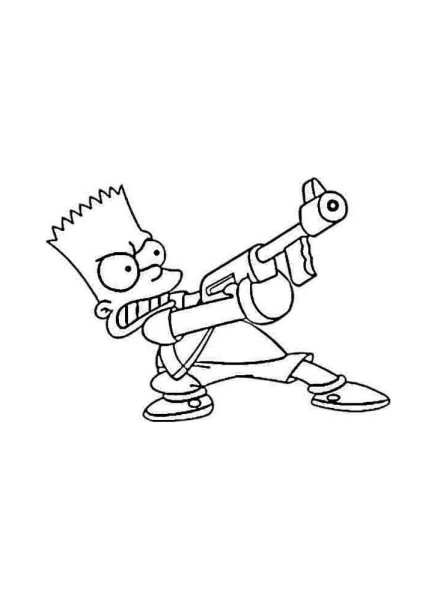 Барт симпсон плачет