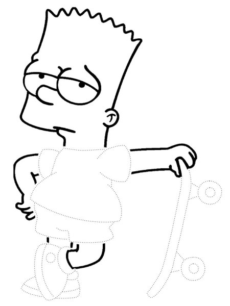 Барт симпсон скример